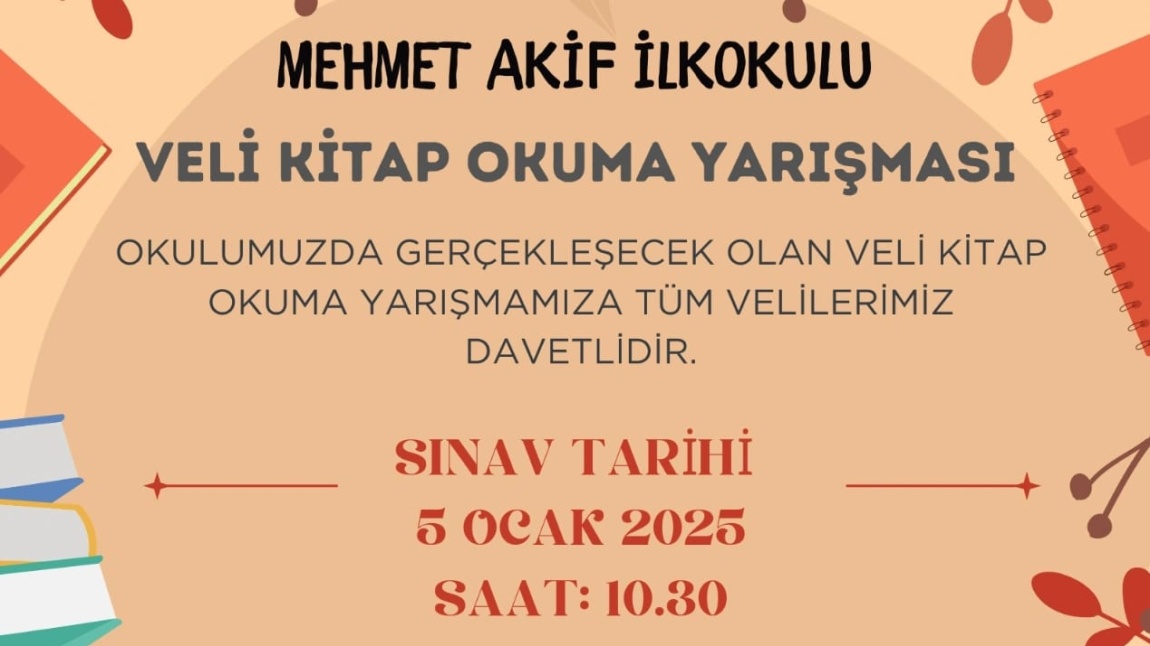 VELİ KİTAP OKUMA YARIŞMASI